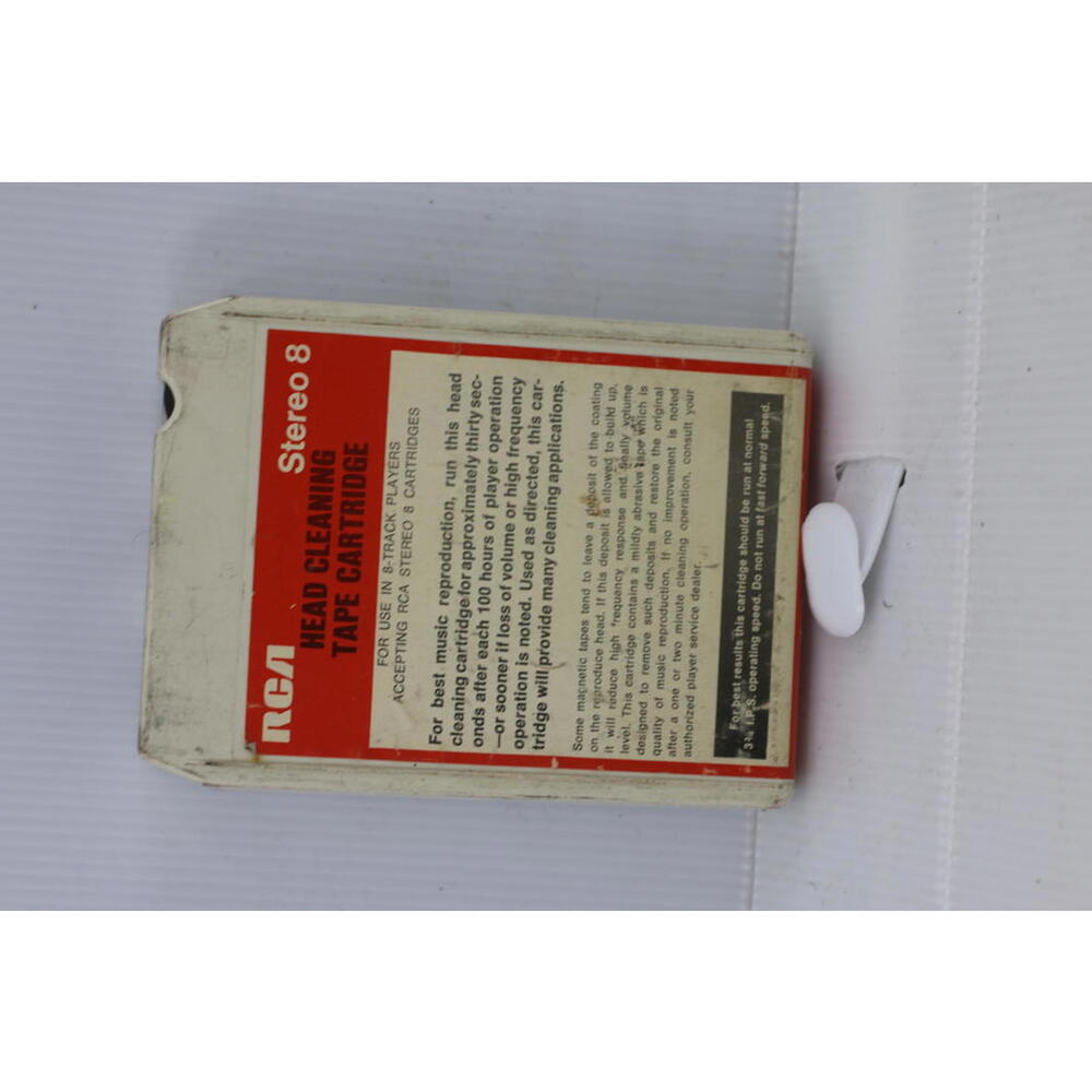 RCA Stereo 8 Head Cleaning Tape Cartridge